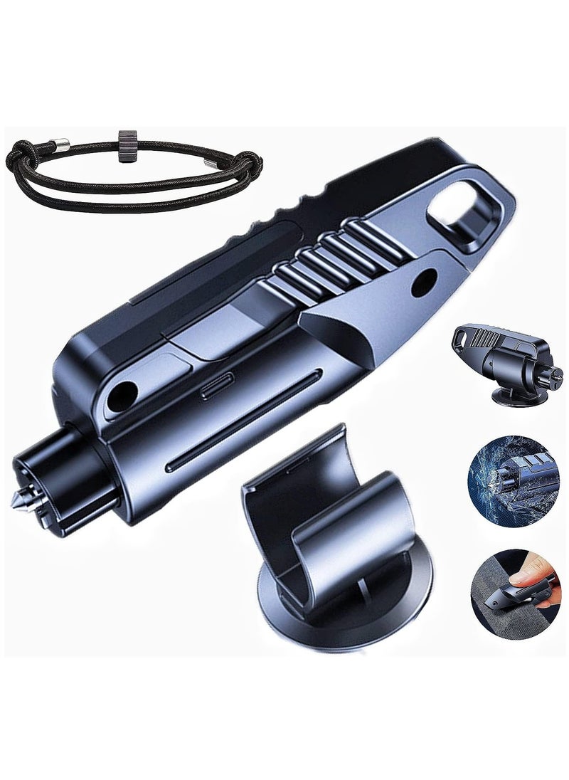 SYOSI Window Breaker Seatbelt Cutter, Car Emergency Safety Keychain, Car Window Breaker The Original Emergency Keychain Car Escape Tool, 2-in-1 Window Breaker Seatbelt Cutter  - Image 1