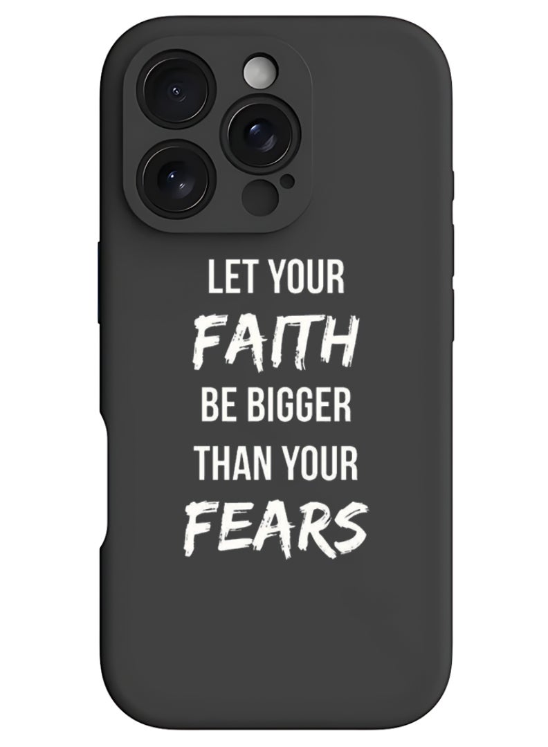 Theodor iPhone 16 Pro Black Protective Slim Fit Case Liquid Silicone Cover with Full Body Protection Anti-Scratch Shockproof Case For iPhone - lets be adventurers - Image 1