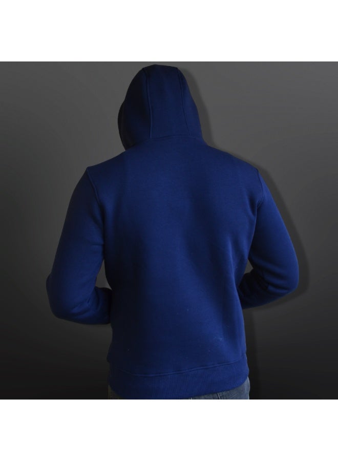 Horse Polo Hoodie Sweatshirt for men,Navy blue - Image 4