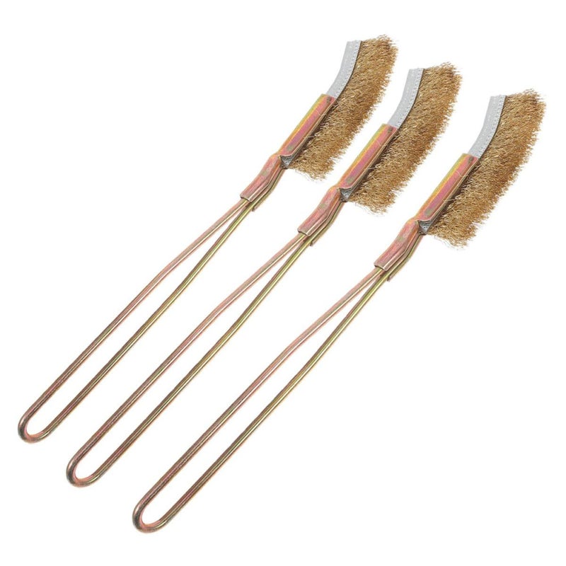 Stainless Steel Wire Brush Set 3pcs Heavy Duty Rust Remover for Metal - Image 2