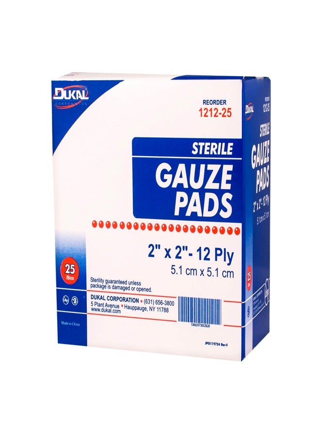 Dukal, Sterile Gauze Pads, 2" x 2", 12 Ply, 100 per Box White - Image 4
