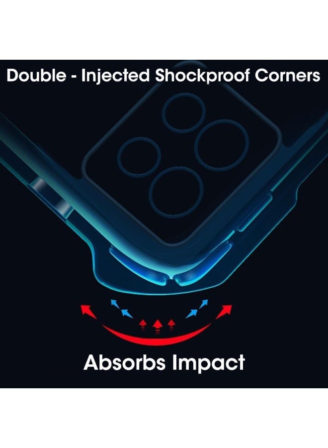 غطاء خلفي شفاف من البولي كربونات الصلب مع غطاء حماية من الصدمات من مادة TPU لهاتف Moto G86 5G - Image 3