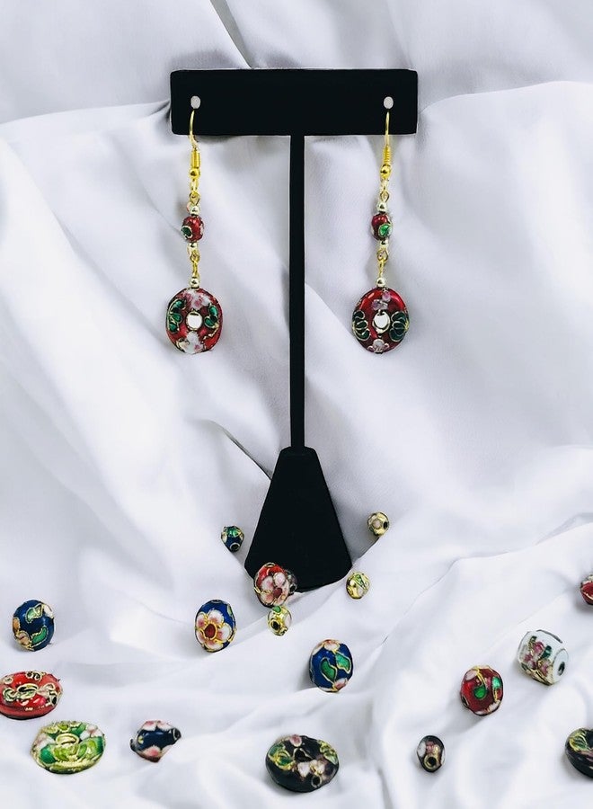 Expo International 6mm x 6mm Cloisonne | Pink Multi Jewelery Beads, Small, Pack of 30 - Image 3