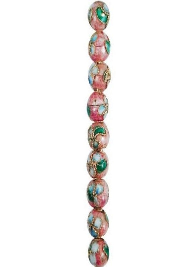 Expo International 6mm x 6mm Cloisonne | Pink Multi Jewelery Beads, Small, Pack of 30 - Image 1