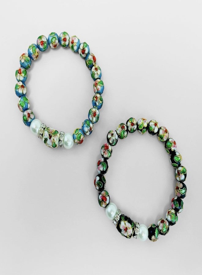 Expo International 6mm x 6mm Cloisonne | Pink Multi Jewelery Beads, Small, Pack of 30 - Image 5