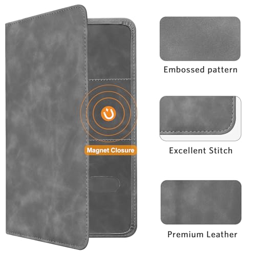CoBak Car Registration and Insurance Holder - Vehicle Glove Box Car Organizer,Auto Truck Comparment Accessories Case with Magnetic Closure for Driver License,Cards - Image 4
