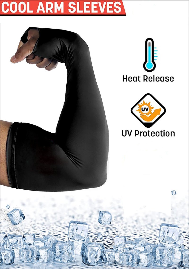 SNDIA Arm Sleeves for Men & Women (Thumbhole ARMSLEEVES) - Image 3