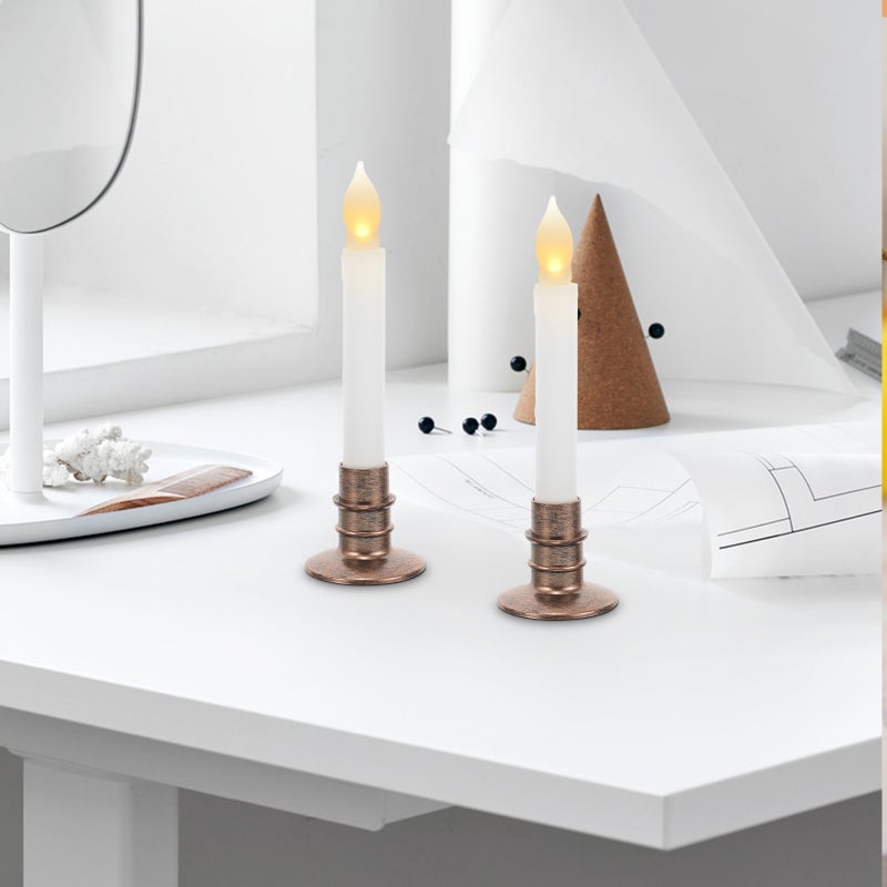 6pcs Decorative Candle Lights Flameless Candle Lights Battery Operated Candles - Image 3
