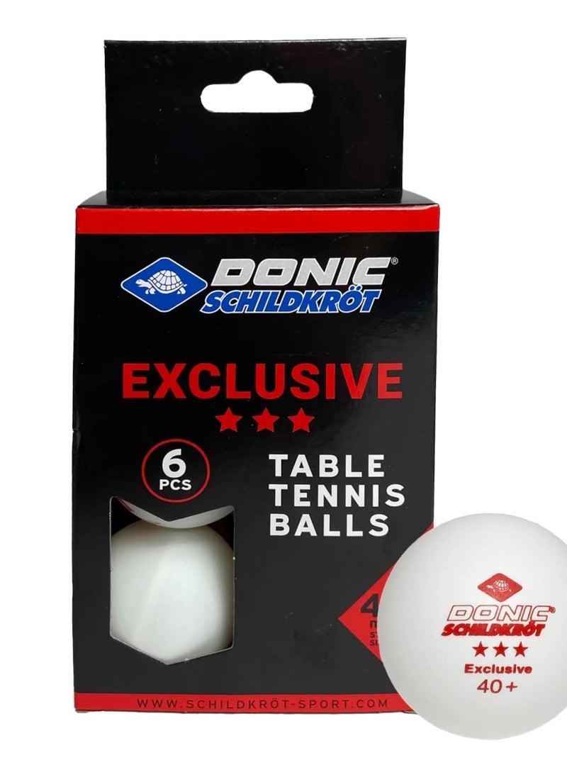 Donic Schildkrot TABLE TENNIS BALL EXCLUSIVE 3*40+ DSK 