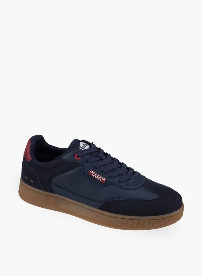 لي كوبر Men Panelled Lace-Up Sneakers