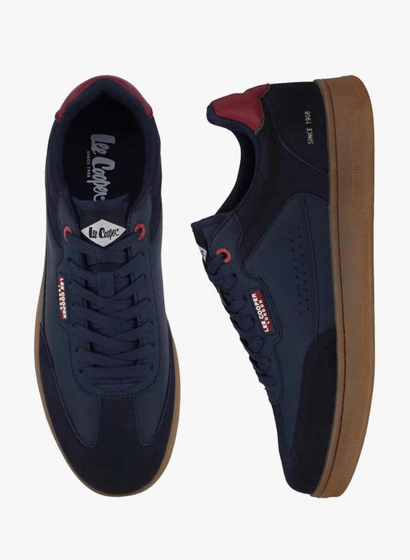 لي كوبر Men Panelled Lace-Up Sneakers