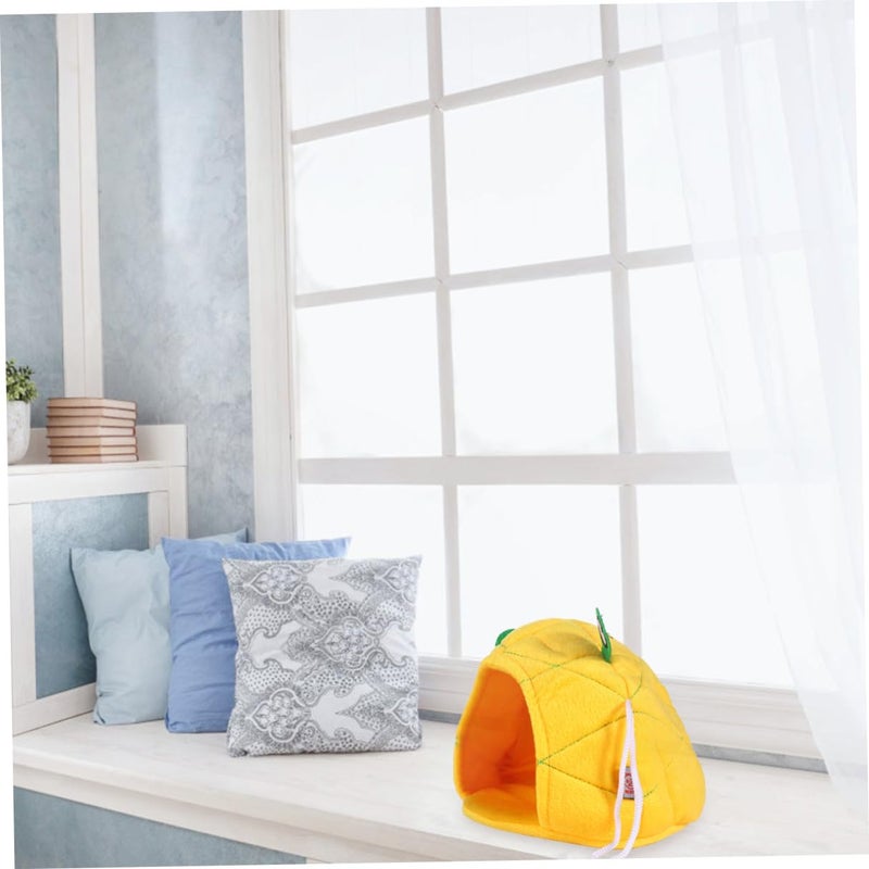 Gray Frog Shaped Hanging Pet Hammock Soft Warm Nest Bed for Hamsters Ferrets - Image 5