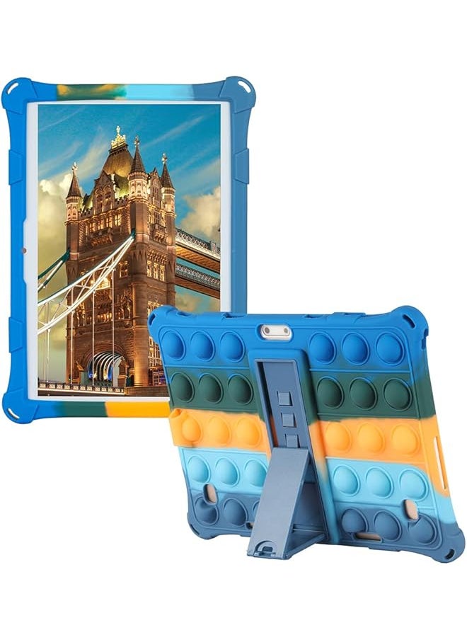 erorex - Tablet Case For 10 Inch 10.1 Inch Universal Tablet Protective Cover Compatible With Qunyico Meize Pritom Feonal Antemper Marvue Dragon Touch Winsing Fangor Zzb Tablet Dark Blue - Image 1