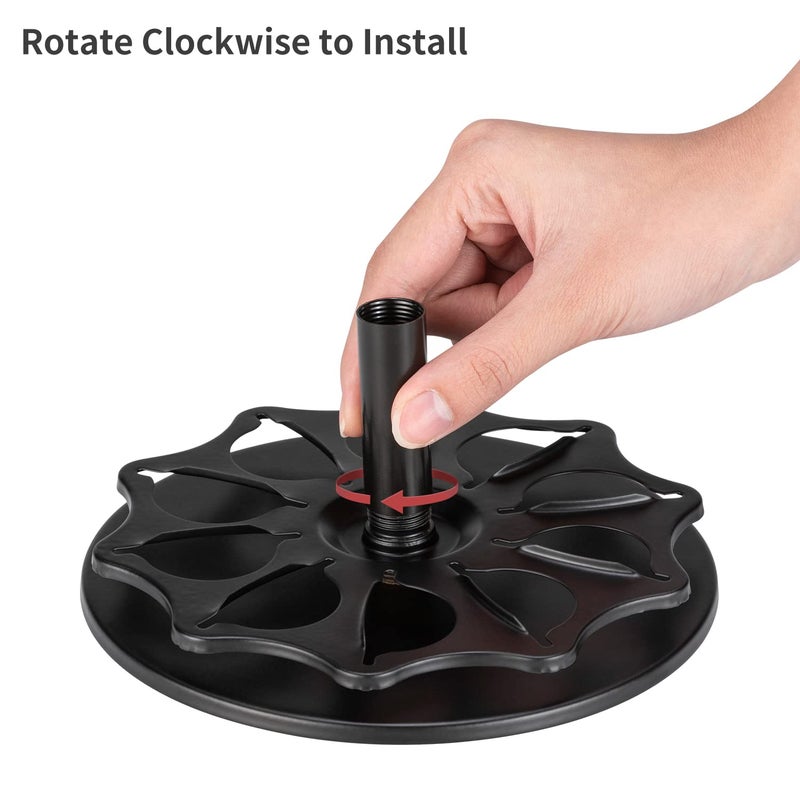 FlagShip 50 Vertuo Pods Carousel Holder Black Coffee Pod Holder 360Â° Rotating Rack Stand for Vertuoline Pods 5 Tier (50 Pods Capacity) - Image 5