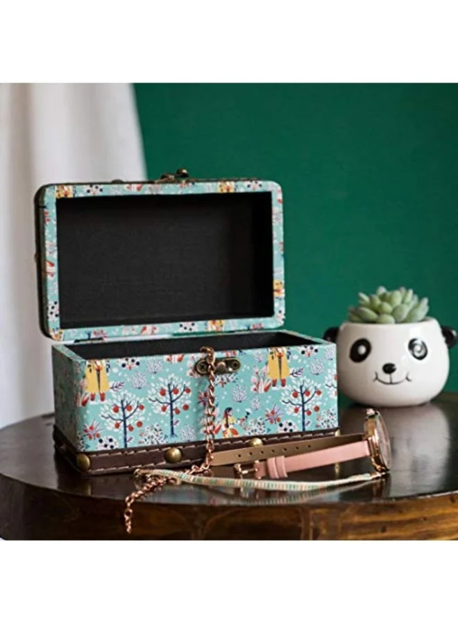 Chumbak Garden Gala Storage Box - Teal