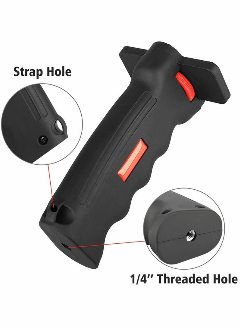 Captaintech Camera Handle Grip, Stabilizers 1/4"" Camera Handheld Stabilizer with Wrist Strap, Handle Grip Support Mount for DSLR Camera Camcorder Smartphone Action Camera Led Video Light - Image 3