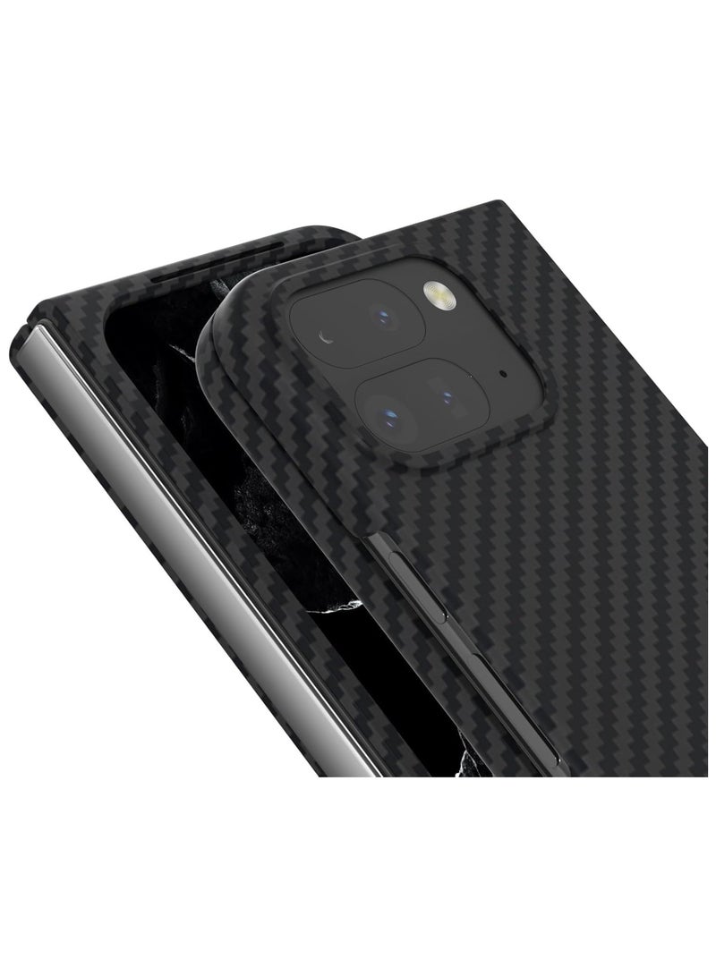general Carbon Fiber Case Compatible with Google Pixel 9 Pro Fold 2024 | Ultra-thin Hard Plastic PC, Matte Finish and Stylish Protective Case - Image 2
