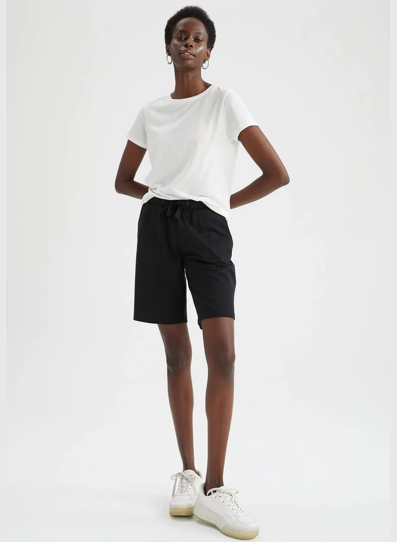DeFacto Regular Fit Tie Waist Short
