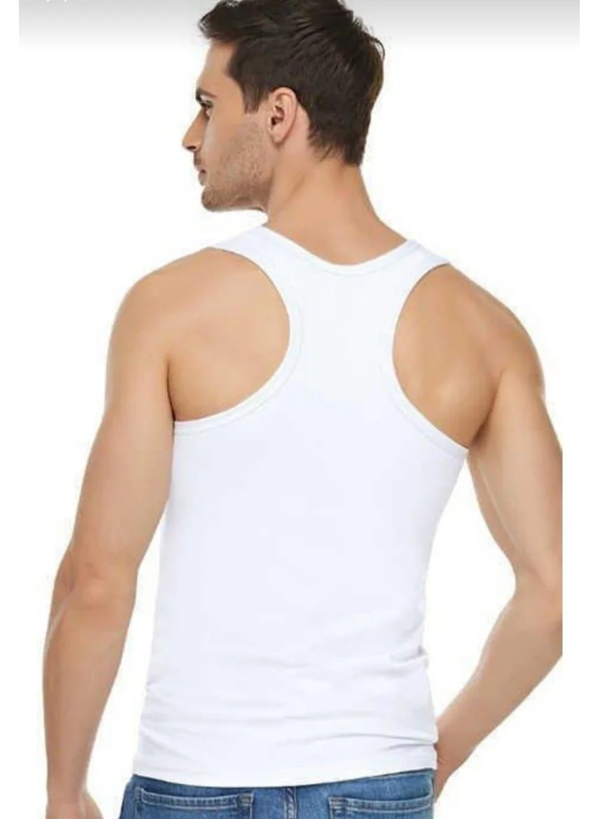 Tutku Elit e 1304 Men's Elastane Sports Undershirt 12 Pieces