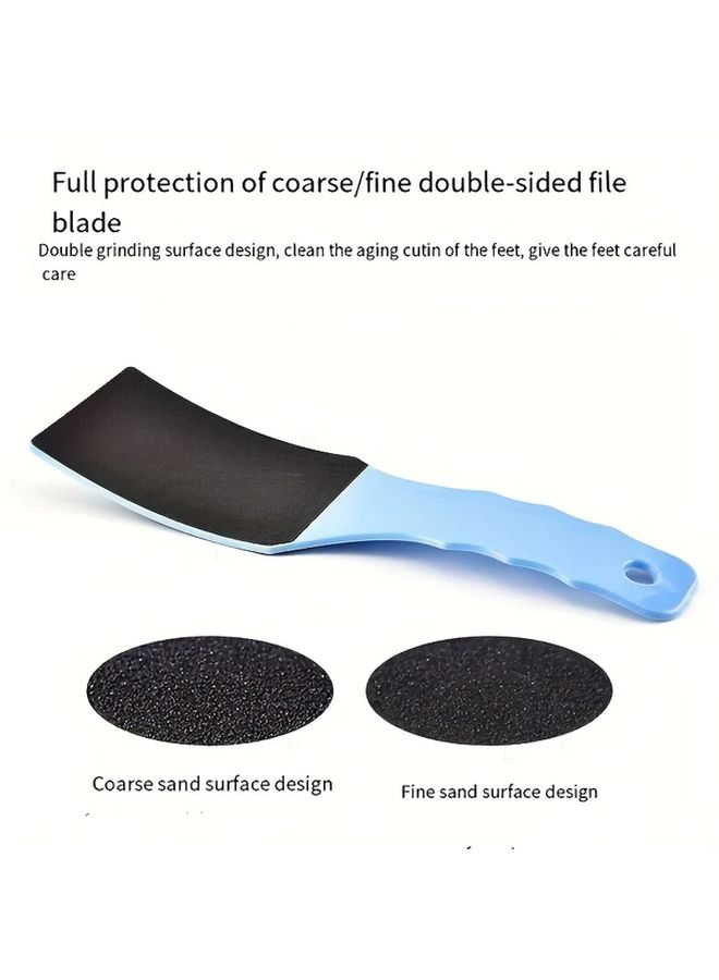 Pink 5Pcs Pedicure Kit Dual Sided Foot File Callus Remover And Scrubber For Smooth Feet - Image 2