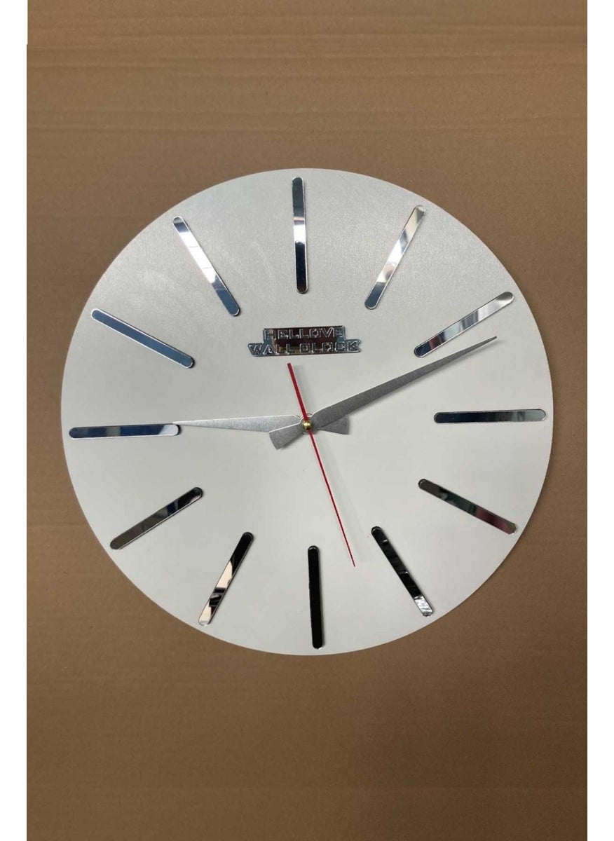 HELLOVE - Modern Wall Clock Living Room-Office Wooden Clock Gift Wall Clock - Image 1