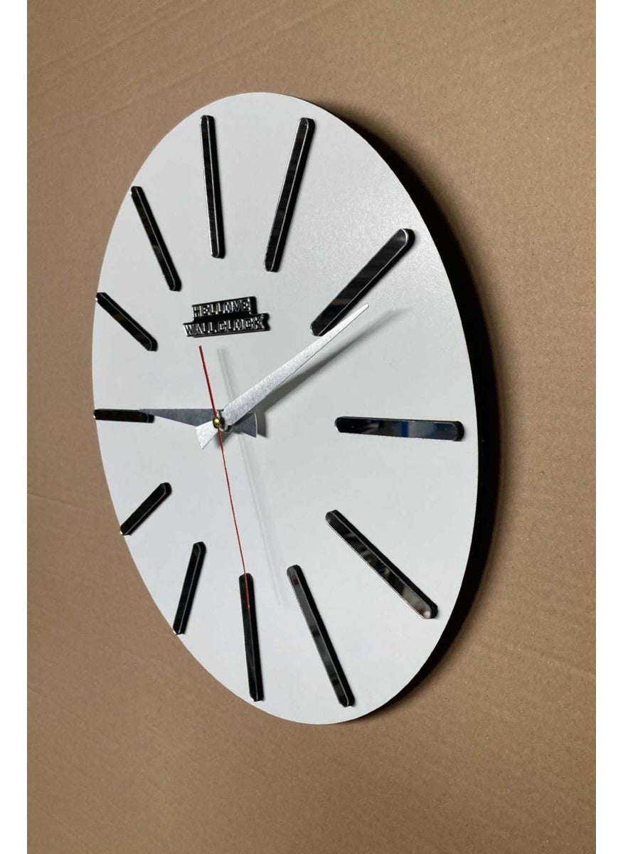 HELLOVE - Modern Wall Clock Living Room-Office Wooden Clock Gift Wall Clock - Image 1