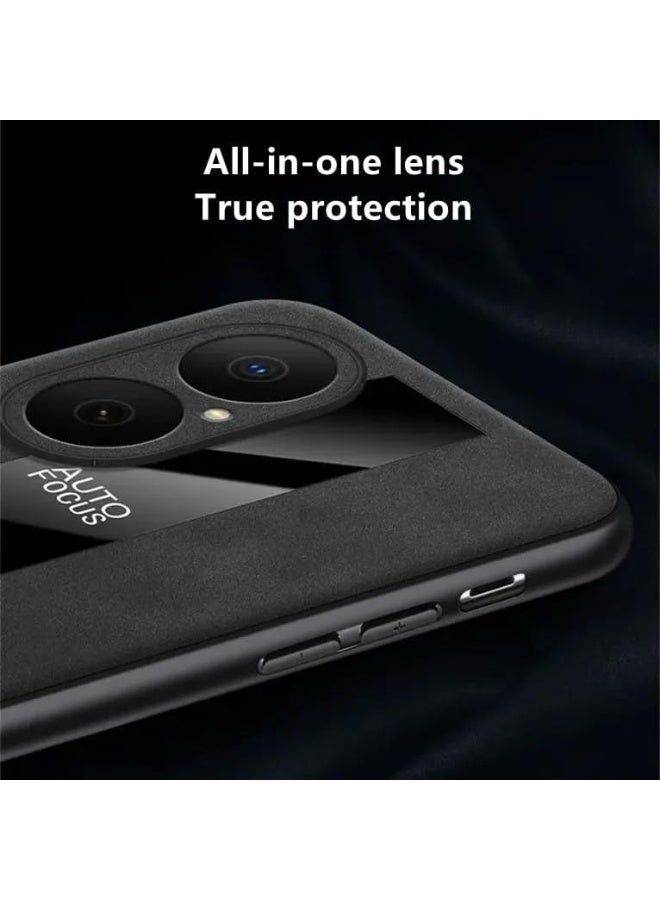 general Compatible with Honor X9d 5G Case with Built in Metal Plate on Back Stand [Support Magnetic Car Mount][Metal Kickstand][Safe to Hold with Ring] Leather Phone Cover - Image 2