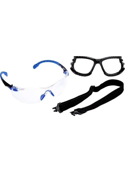 3M Glasses Solus Transparent Work Safety Kit S1101SGAFKT