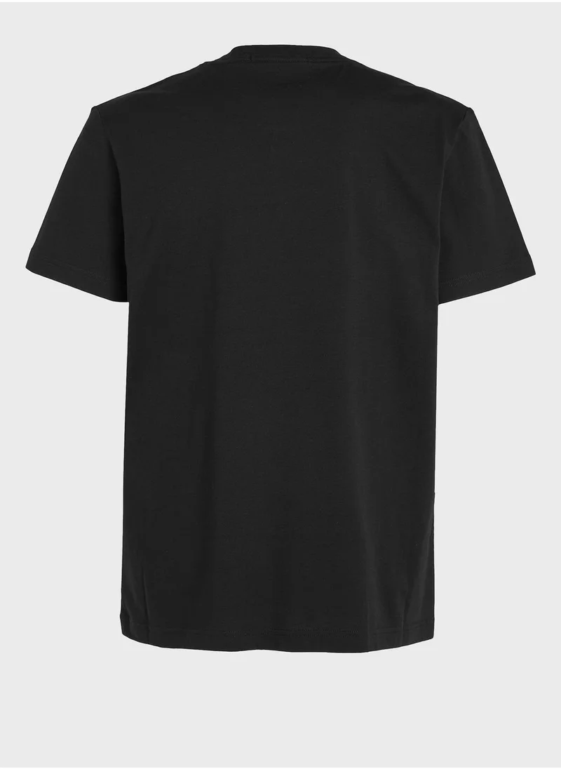 Calvin Klein Jeans Stacked Euphoric Crew Neck T-Shirt