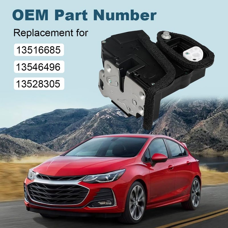 zayody Door Lock Actuator Latch Assembly for Front Right Passenger Side - Compatible with Chevy, GMC, and Buick Models - Image 2