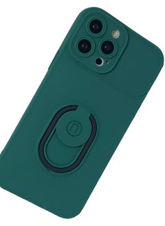 iPhone 13 Pro Max Silicone Case with Holder Foldable Magnetic Kickstand Green - pzsku/Z06B8BD300CABC6A806B9Z/45/_/1702655255/c7dea375-636c-491e-aded-a01c31f15574