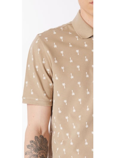U.S. Polo Assn. BASE. بولو أسان. كاكي فاتح قميص بولو عادي للرجال جيرونا  - Image 3