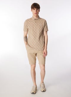 U.S. Polo Assn. BASE. بولو أسان. كاكي فاتح قميص بولو عادي للرجال جيرونا  - Image 2