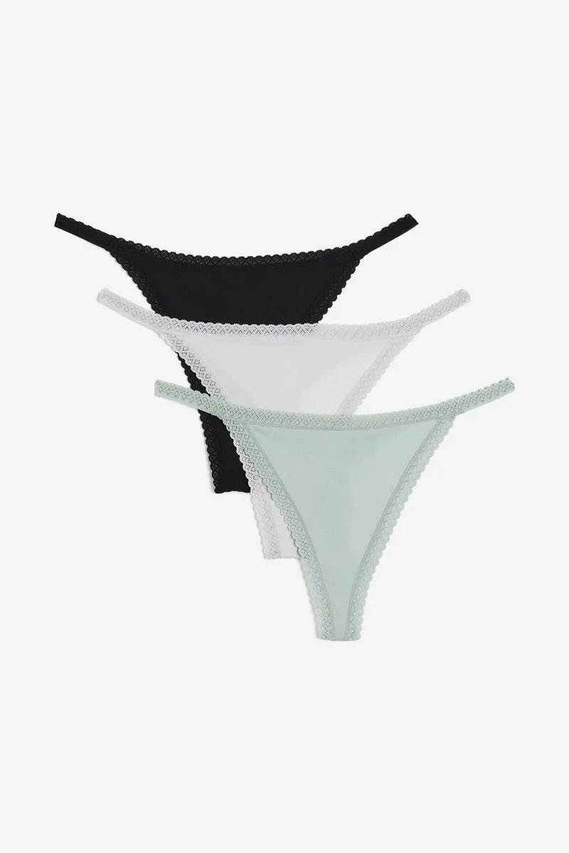 اتش اند ام سروال ثونغ - عبوة من 3 قطع