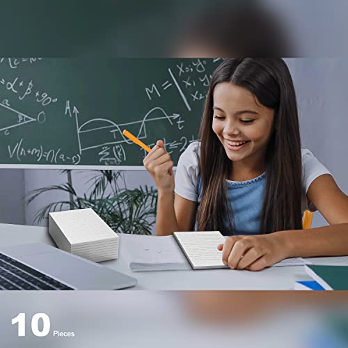 PINJINGPRO 10 Pack Note Pads Small 4x6 Inch Lined Writing Memo Pads Refills Scratch Pads with 50 Sheets Each Pad Narrow Ruled Mini Pocket Notebook Writing Pads of Paper for Daily Work Planning and Organization - Image 4