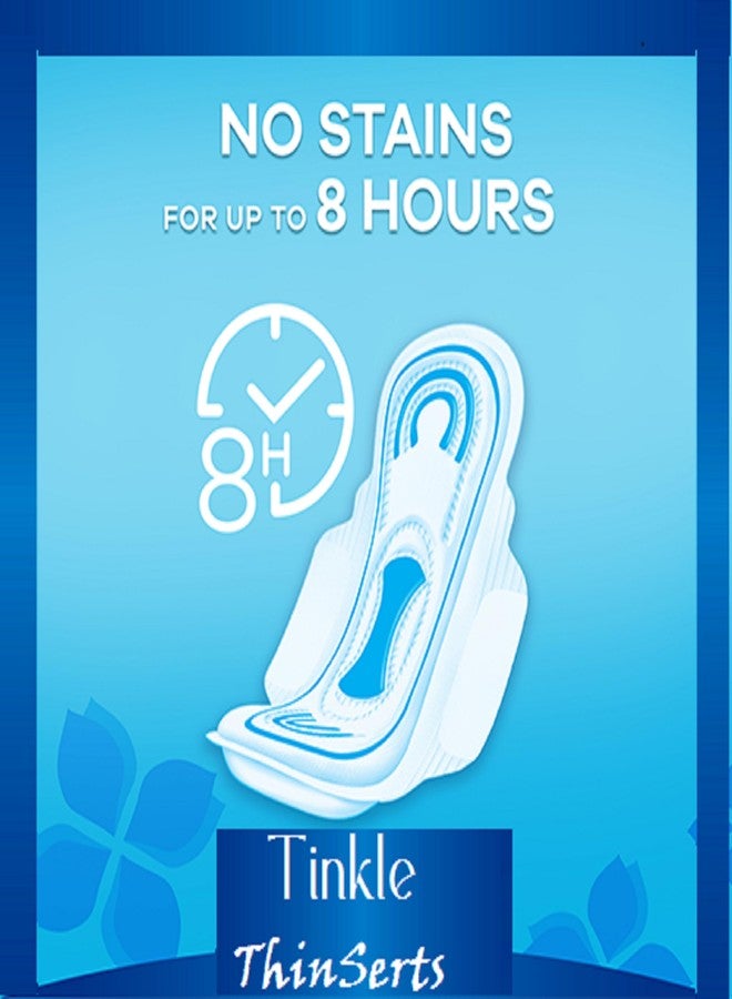 Tinkle Ultra Comfort Sanitary Pads for Women, Regular (240mm) | Organic Cotton Ultra Thin Pads | Super Absorbent, Leak-Proof | Rash-Free, Cottony Soft | Pack of 28 - Image 5
