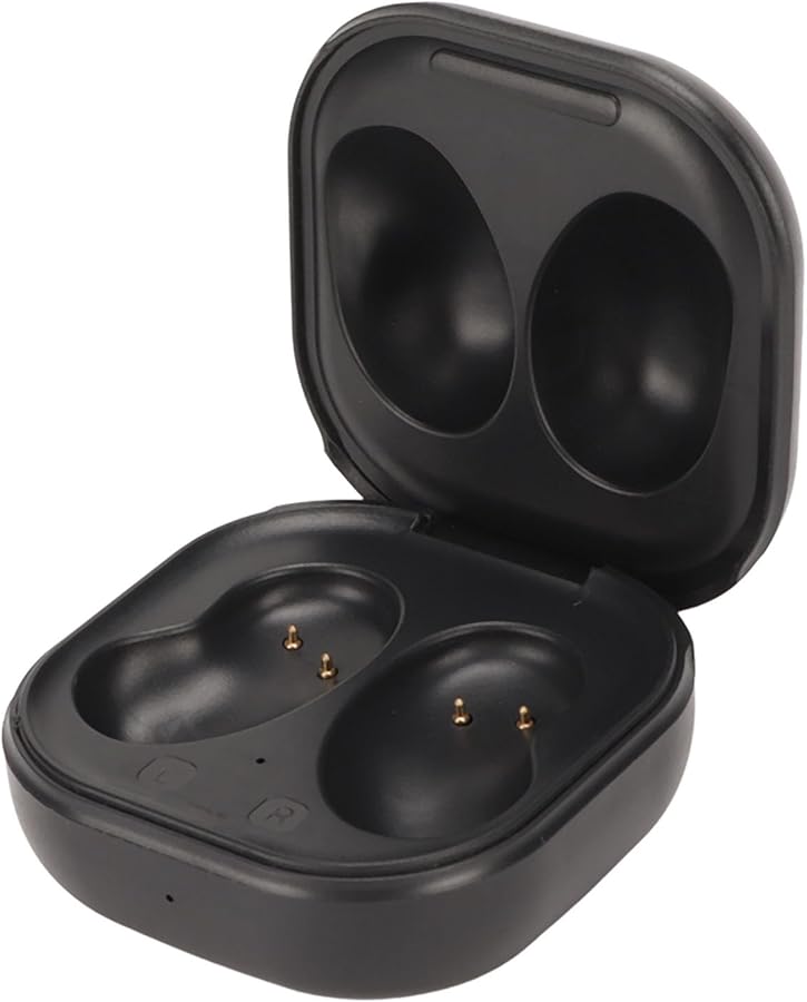 Replacement Charging Case For Samsung Galaxy Buds Live SM R180 Black Type C Cable - Image 3