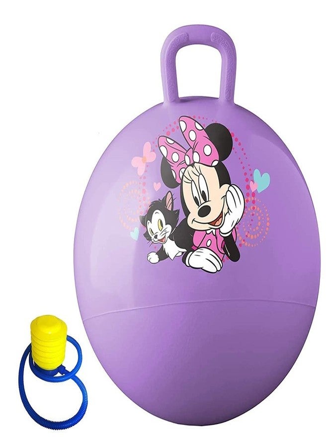 HaRvic 75 CM Jumping Ball for Kids Inflatable Rubber Kids Hopper Ball with Air Pump Hip-Pity Hop Ball Bouncy Ball with Handles Sit & Bounce Kangaroo Bouncer Playing Ball for Boys Girls Toys Gift - Image 1