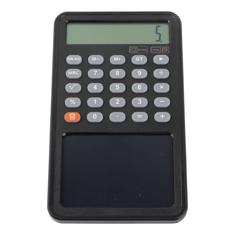 Scientific Calculator with Notepad 12 Digits LCD Display Mute Keys - Memo Lock Function Portable Pocket Calculator for School Office - Image 1