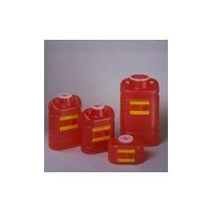 BD Medical Systems 305491 MultiUse Sharps Collector OnePiece 5 gal Capacity 18 x 75 x 105 Size Red Pack of 8