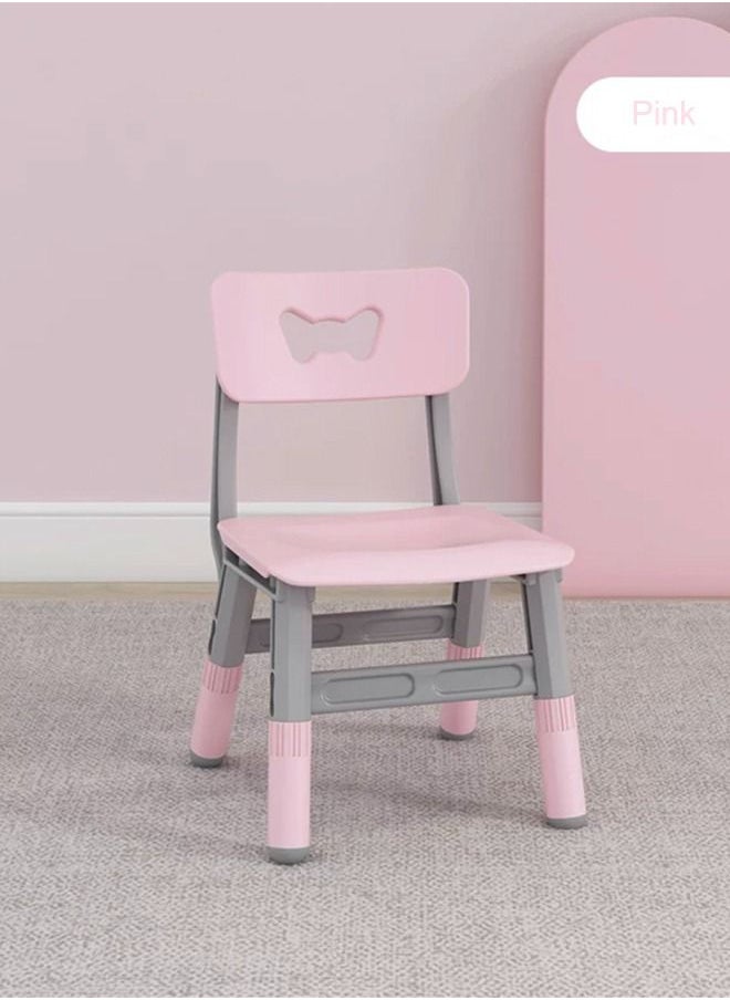 JSAITOYS - Height Adjustable Kids Drawing Study Table And Chair Set - Image 1