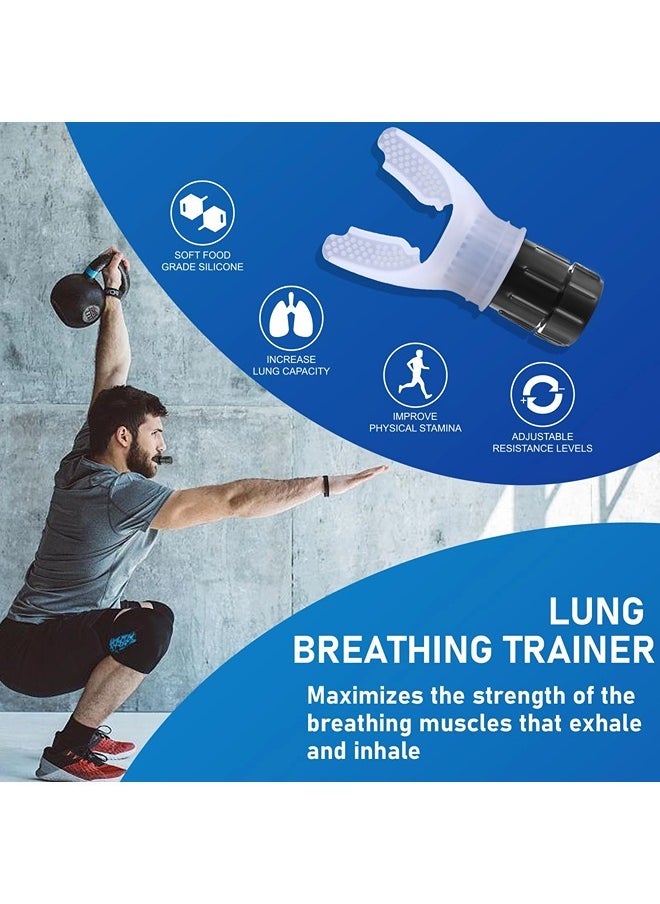 Portable Lung Flexer Trainer, Compact Lung Breathing Exercise Device