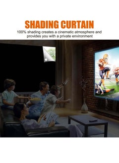 RATSAW Portable Blackout Blinds Window Blackout Shade with Transparent Sticker Blackout Curtains Easy to Stick On Temporary Blackout Curtains for Baby Night ShifSt Workers Bedroom Travel 100x145cm  - Image 3