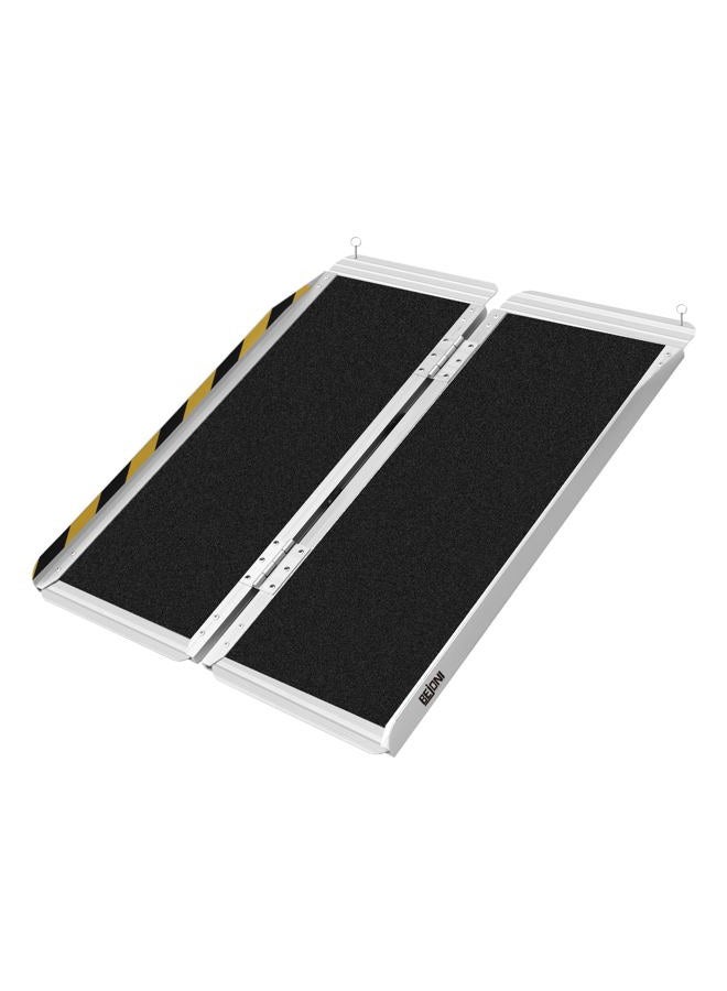 BEJONI Portable Wheelchair Ramp 3FT, Folding Non-Slip Aluminum Handicap Ramp, Door Threshold Wheel Chair Ramps for Home Steps, Scooter, Doorways, Entry Use, Curbs, Stairs - Image 1