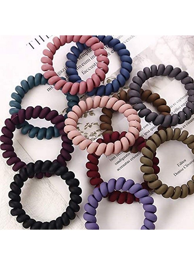 FAVELA Telephone Wire Elastic Hair Bands For Girls Headwear Ponytail Holder Rubber Bands Women Hair Accessories(Rainbow Color)Women - Image 5