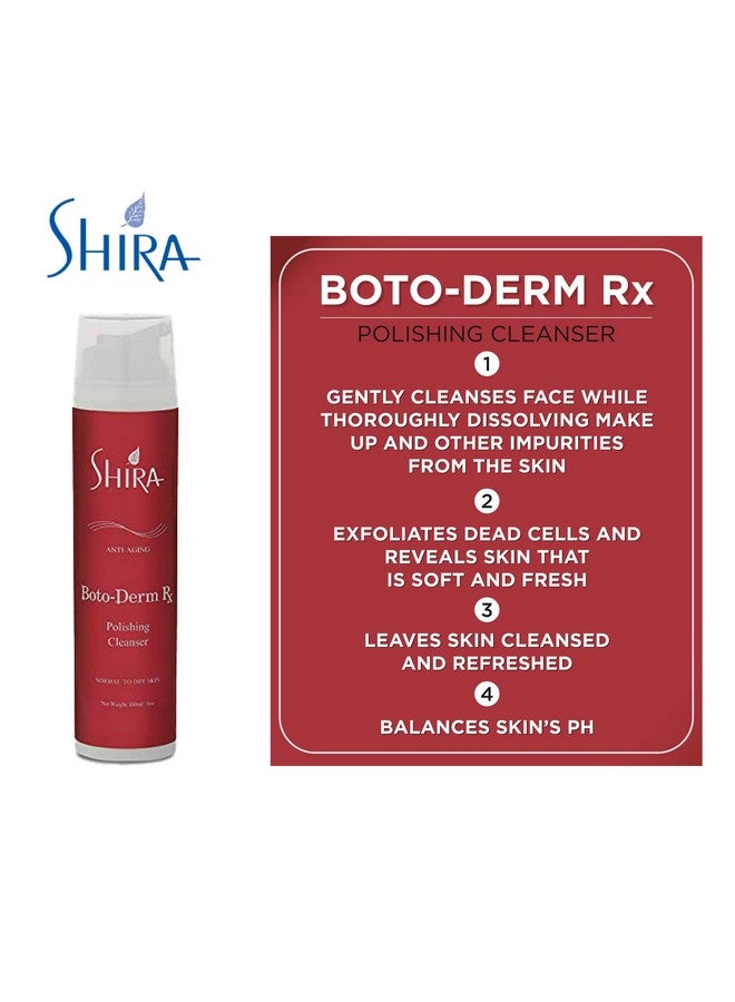 Shira Boto-Derm Rx Polishing Cleanser With Anti Anging Formulamakes Skin Wrinkle Free And Keeps Skin Hydrated And Nourisheduseful For Normal To Dry Skin (150Ml) - Image 2