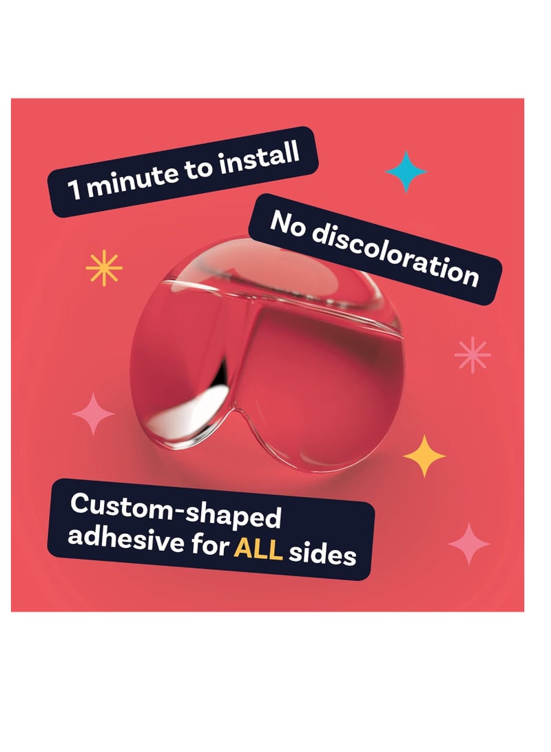 zoba Corner Protectors for Kids, Furniture Edge Safety Guards for Baby, Safety Guards and Cushions for Table, Desk, Bed, Fireplace, Corners and Edges, Clear and Safe, 12 Pack Bumpers - Image 4