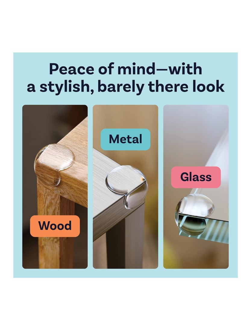 zoba Corner Protectors for Kids, Furniture Edge Safety Guards for Baby, Safety Guards and Cushions for Table, Desk, Bed, Fireplace, Corners and Edges, Clear and Safe, 12 Pack Bumpers - Image 5