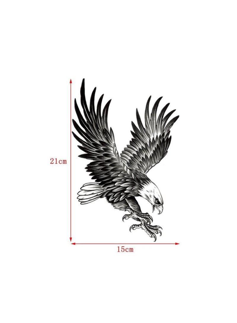 New Eagle Waterproof Temporary Body Art Arm Shoulder Chest Tattoo Sticker Women/Men - Image 2