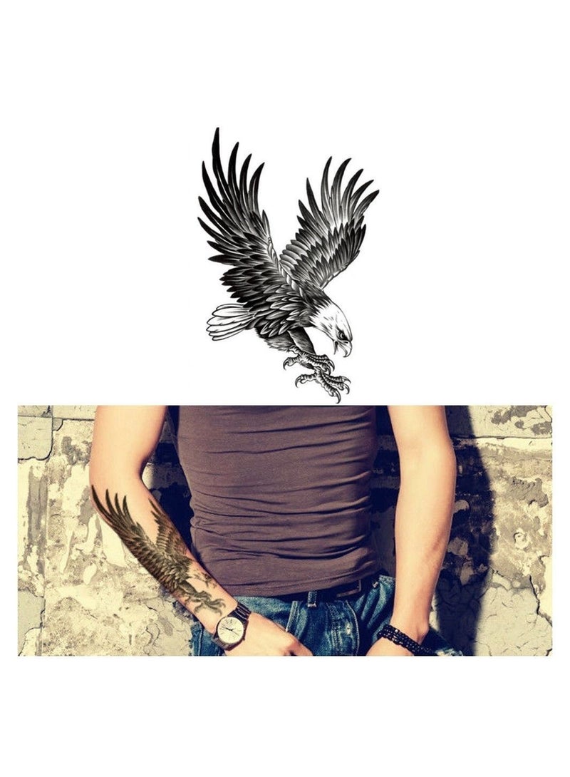 New Eagle Waterproof Temporary Body Art Arm Shoulder Chest Tattoo Sticker Women/Men - Image 3